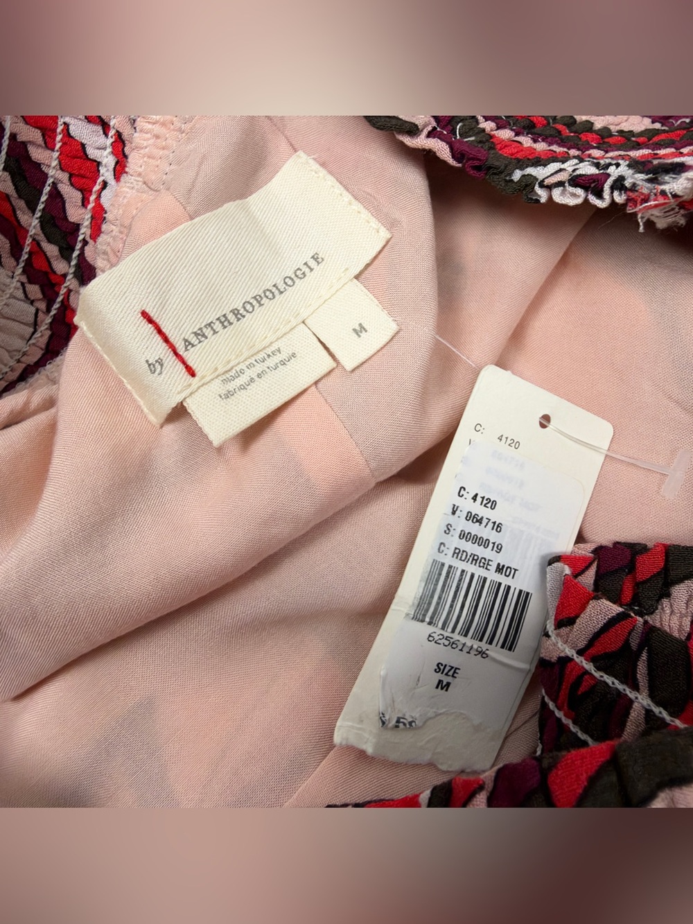 Anthropologie Floral Printed Tiered Midi Skirt - Picture 4 of 5